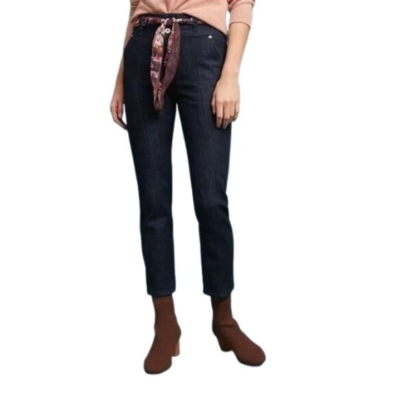 Pilcro and the Letterpress Denim - Women's 29 Pilcro & The Letterpress High Rise Straight Front Seam Double Button